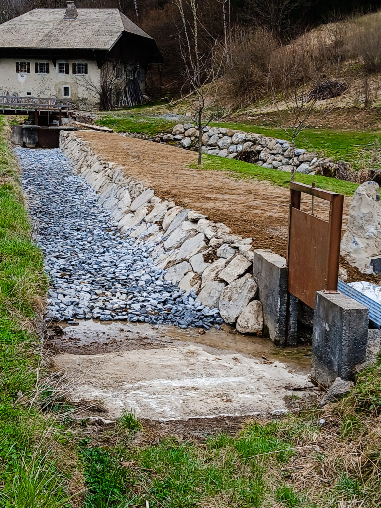 Aménagement prise eau