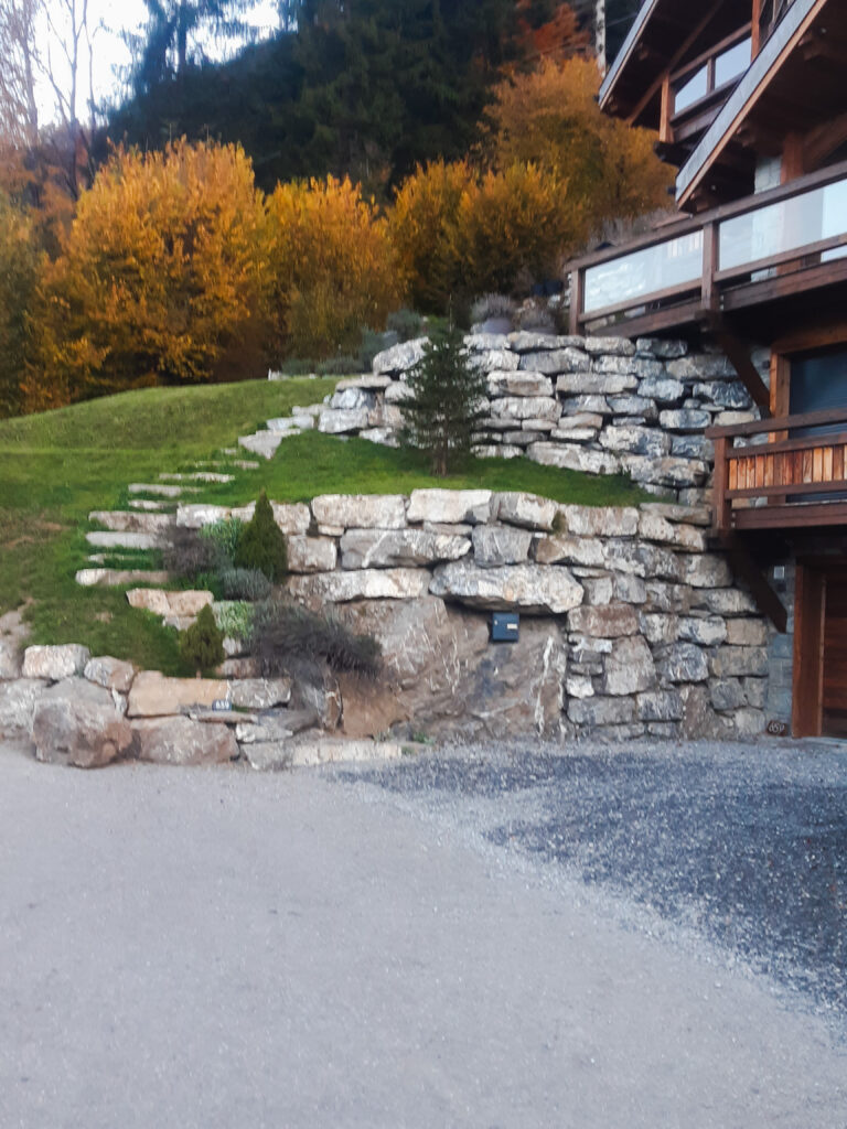 Aménagement terrasse escalier
